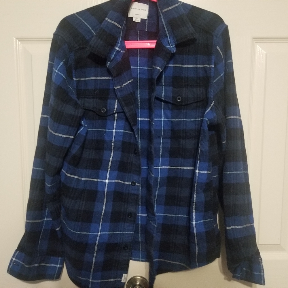 American eagle long sleeve button up long sleeve